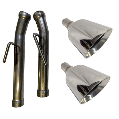 Ram 1500 axle back exhaust with tips