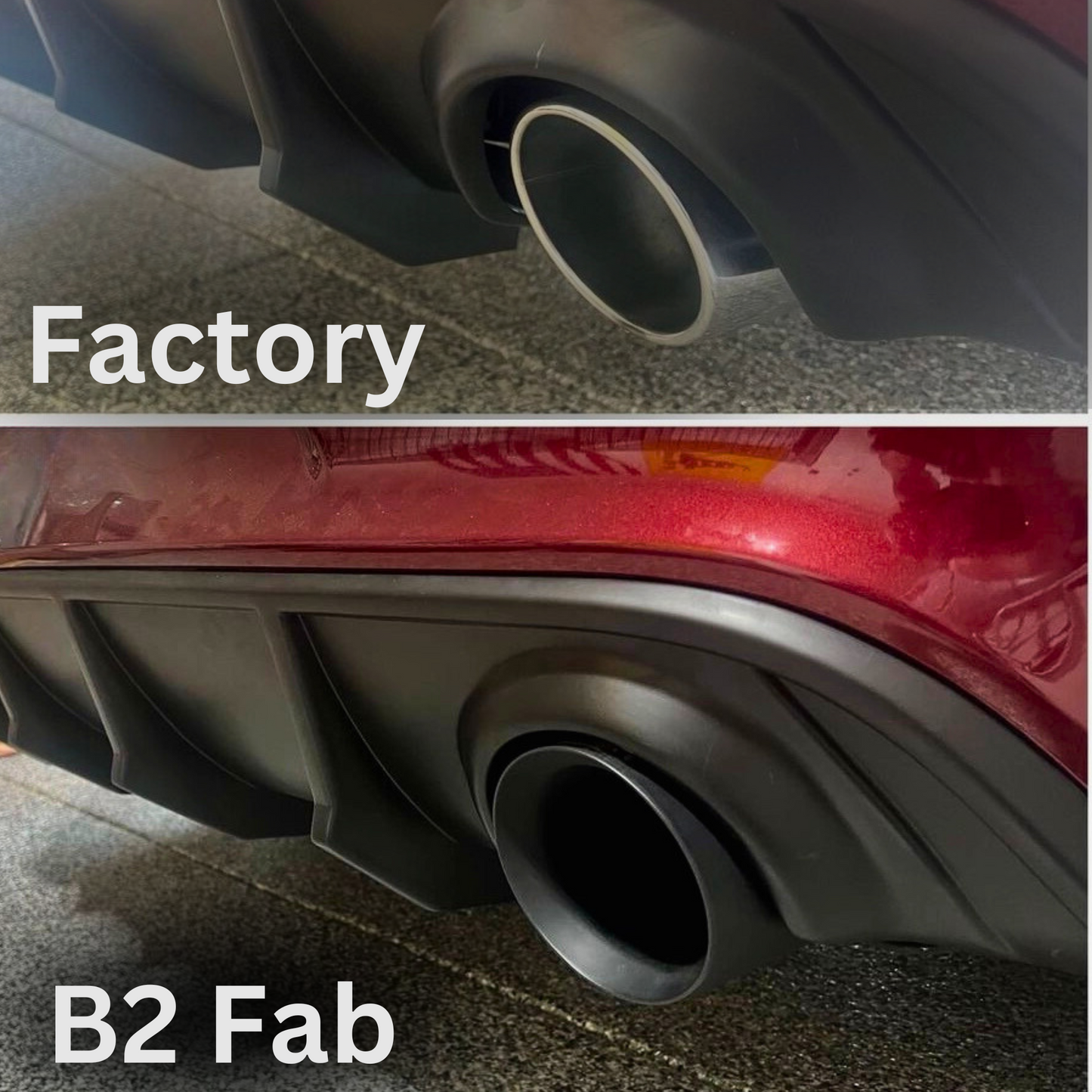 Dodge Charger factory v5 b2 Fabrication performance exhaust tips